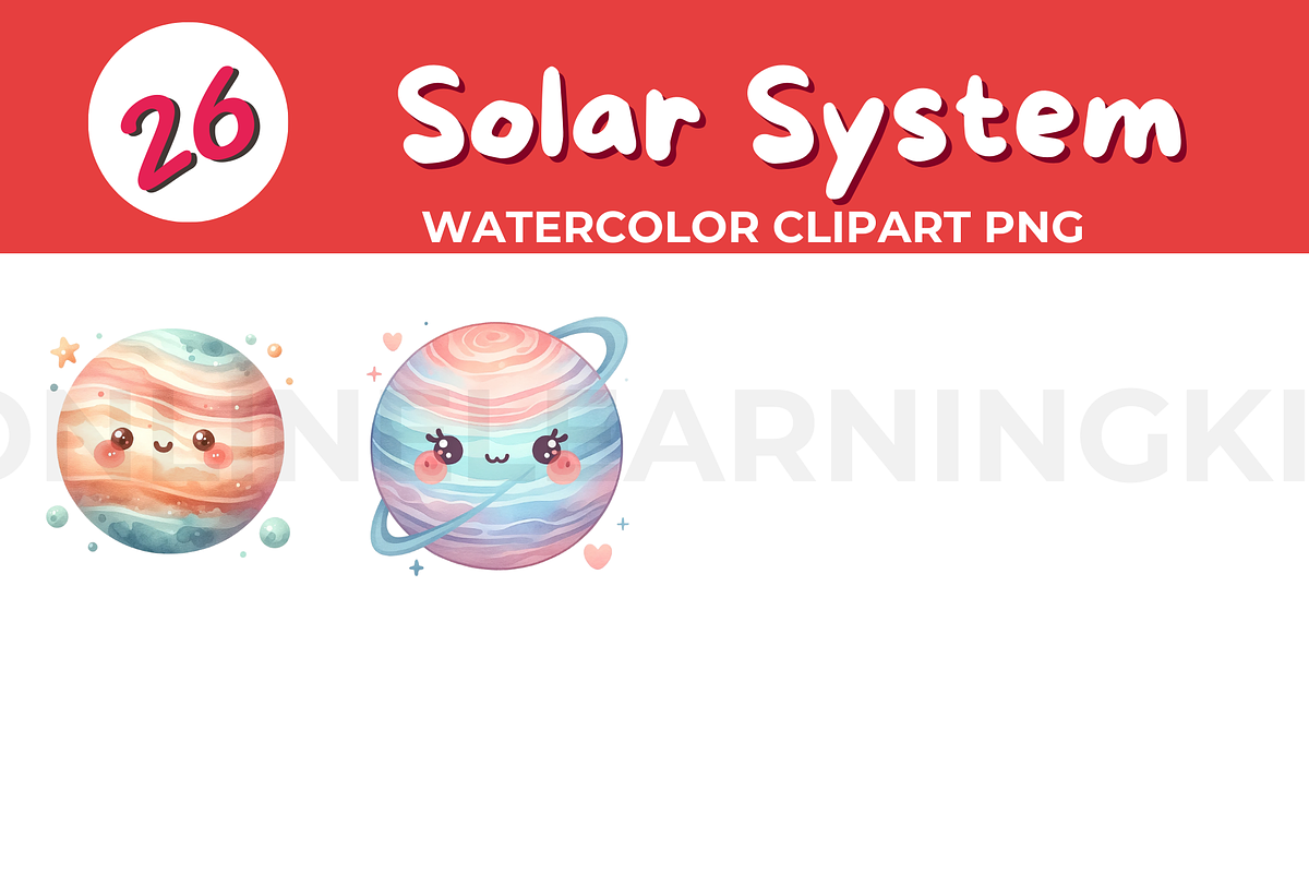 26 Solar System Clipart PNG Space an, an Education Illustration by John_Walker (Photo 2 of 3)