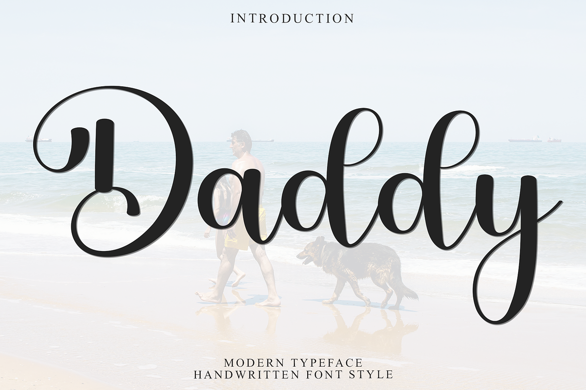 Daddy, a Handwritten Font by FreshTypeINK (Photo 1 of 8)