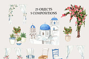 SANTORINI Wedding Aesthetic, a Decorative Illustration by Catch the Dream Art (Thumbnail 11 of 18)