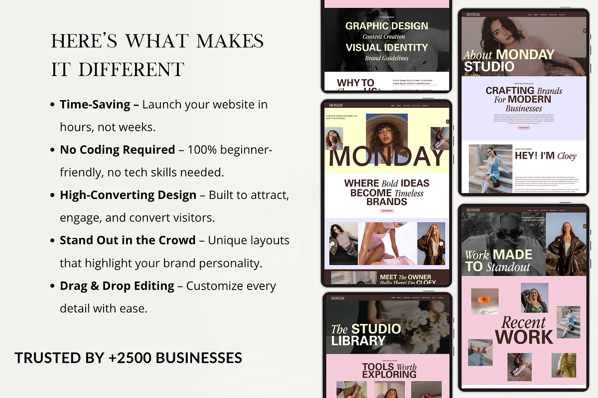 Creative Wix Studio Website Template, a Wix Template by AdvertFox (Photo 3 of 10)