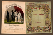 Antique Marriage Certificates -Blank, a Texture Graphic by Blue Line Design (Thumbnail 6 of 11)