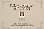 AV Galveria - Display Serif Font, a Serif Font by Uncarving (Thumbnail 20 of 20)