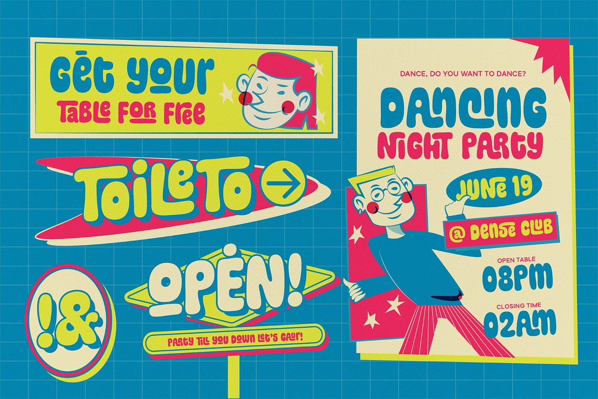 Chubble Bricode, a Sans Serif Font by graphicook (Photo 6 of 10)
