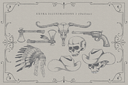 Bullhawk for Logo & Vintage Branding, a Serif Font by ilhamtaro (Thumbnail 14 of 19)