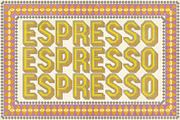 Chromatic Wood Type Borders, a Background Graphic by Quentin Bangston (Thumbnail 5 of 5)