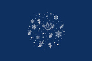 50 Hand-Drawn Winter Snowman Clipart, a Seasonal Illustration by SvetaGallery (Thumbnail 7 of 7)
