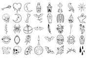 Witchy Halloween SVG Graphics, a Seasonal Illustration by DENIDigitalArtSudio (Thumbnail 3 of 6)