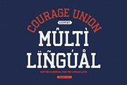 Courage Union - Athletic Slab, a Slab Serif Font by Invasi Studio (Thumbnail 10 of 10)