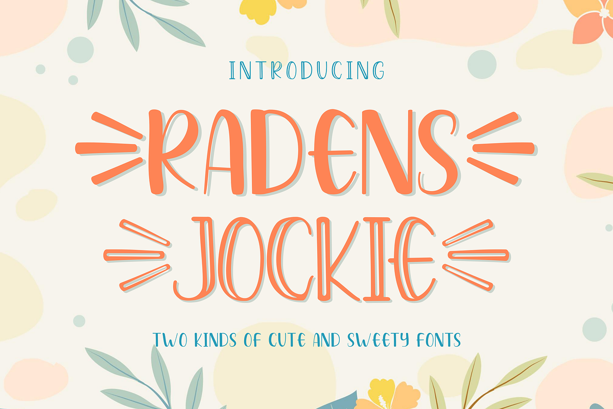 Radens Jockie | Delightful Font Pack, a Font by Pandanwangi (Photo 10 of 10)