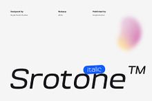 Srotone Font Italic