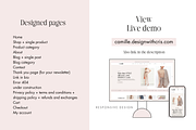 Camille | Woocommerce, Elementor Pro, a WordPress Template by DesignWithCris (Thumbnail 4 of 6)