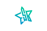 ESP Letter Logo – Star Shaped Design, a Branding & Logo Template by Advateik ™ (Thumbnail 2 of 4)