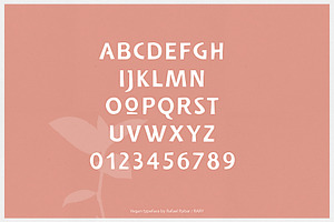 Vegan Sans Serif Display Font