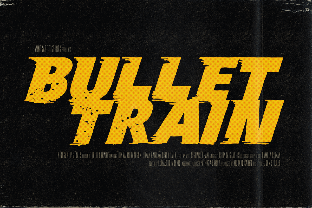 Hot Pursuit: Grind-house Font, a Sans Serif Font by Wingsart Studio (Photo 12 of 16)