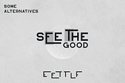 Knowhere - Display font family -50%, a Sans Serif Font by VP Fonts (Thumbnail 9 of 10)