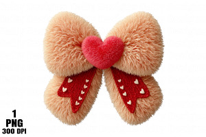 Valentine Fluffy Hard PNG, an Illustration by Daily.Designs