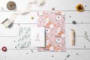 Cute foxes patterns and clipart, a Pattern Graphic by Inna Moreva (Thumbnail 6 of 7)