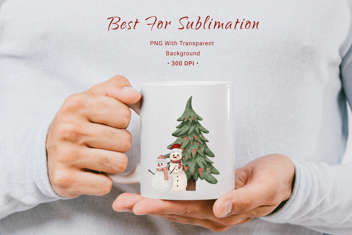 Christmas Pine Trees Ornament PNG, a Decorative Illustration by Rabbit Heart (Photo 6 of 11)