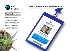 Office ID Card Template