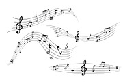 Musical instruments and notes, an Object Graphic by Elena Istomina (Thumbnail 8 of 10)