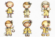 Christmas Gingerbread Man Clipart, an Illustration by Craft Nest (Thumbnail 3 of 6)