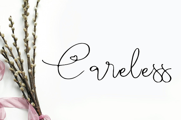 careless font preview 4