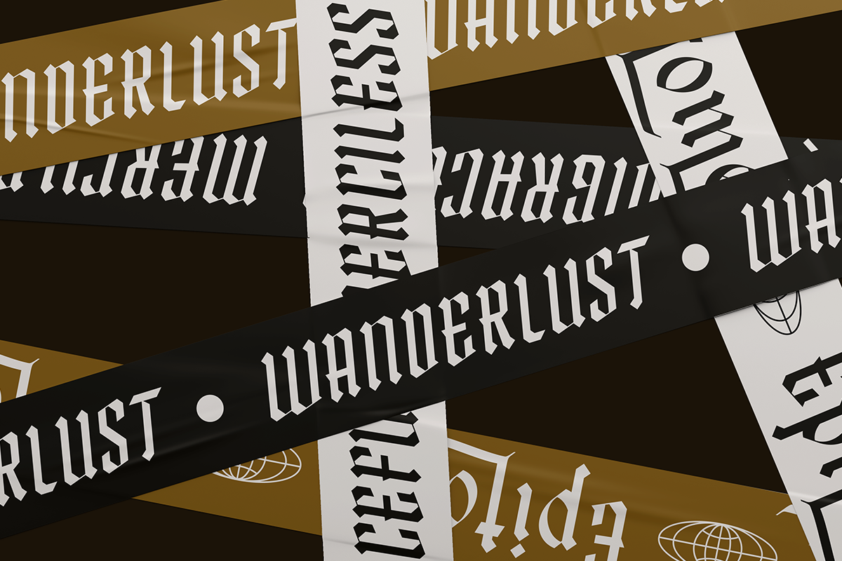 Skullines - Blackletter Display Font, a Blackletter Font by RagamKata (Photo 7 of 10)