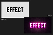 Pink Neon Light Text Effect, a Layer Style Add-On by dokudokunomi (Thumbnail 3 of 4)