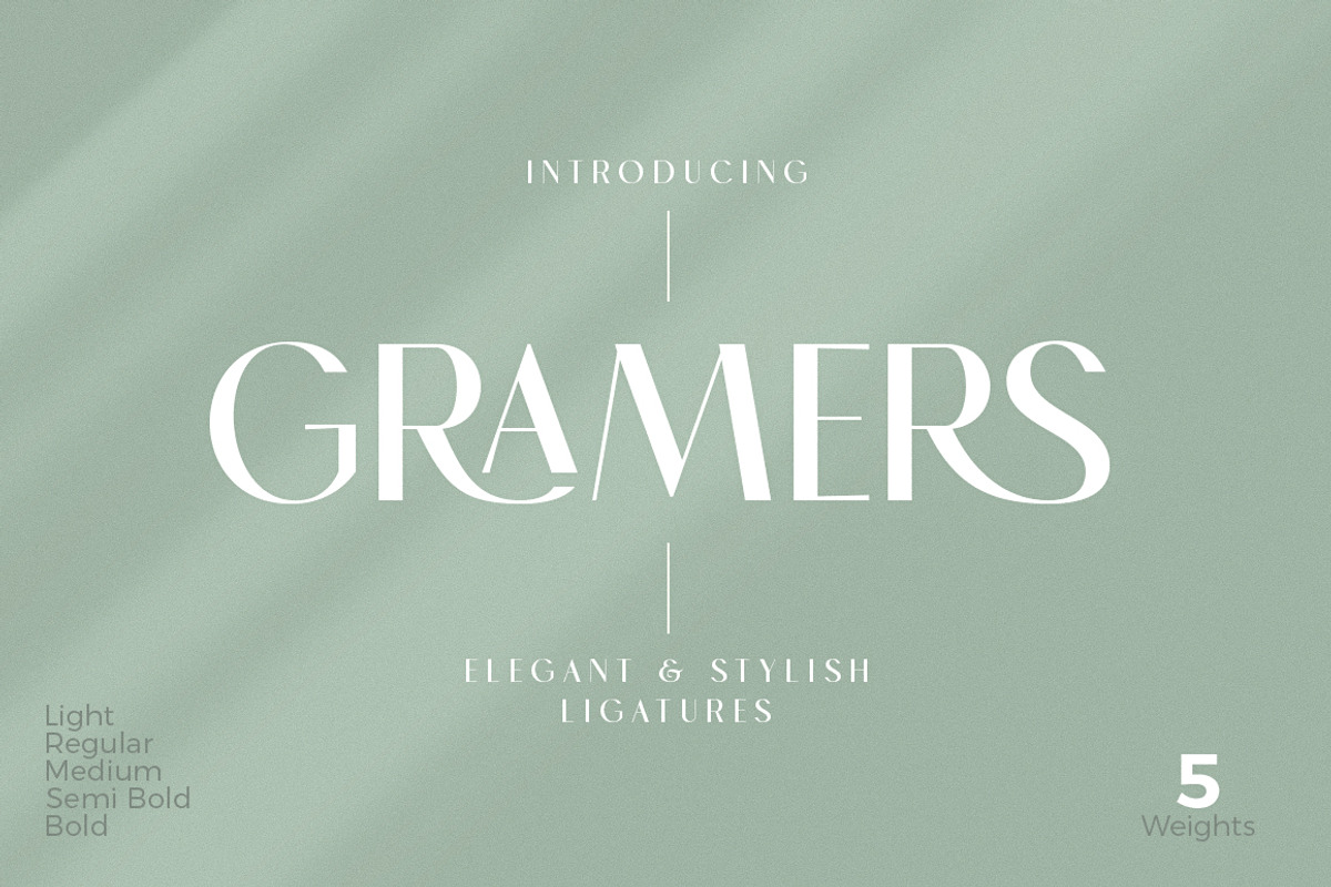Gramers, a Serif Font by Dora Typefoundry (Photo 1 of 26)