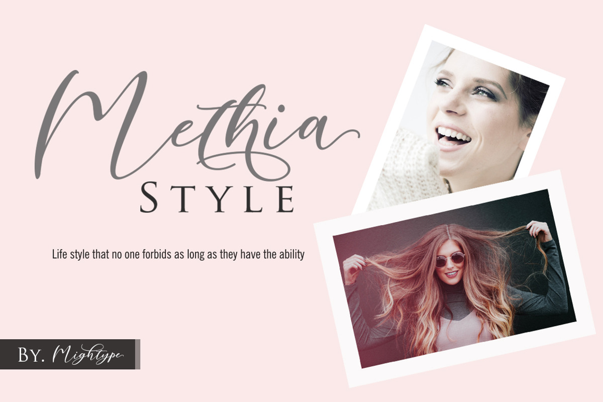 A New Nattyla, a Script Font by mightype (Photo 3 of 7)
