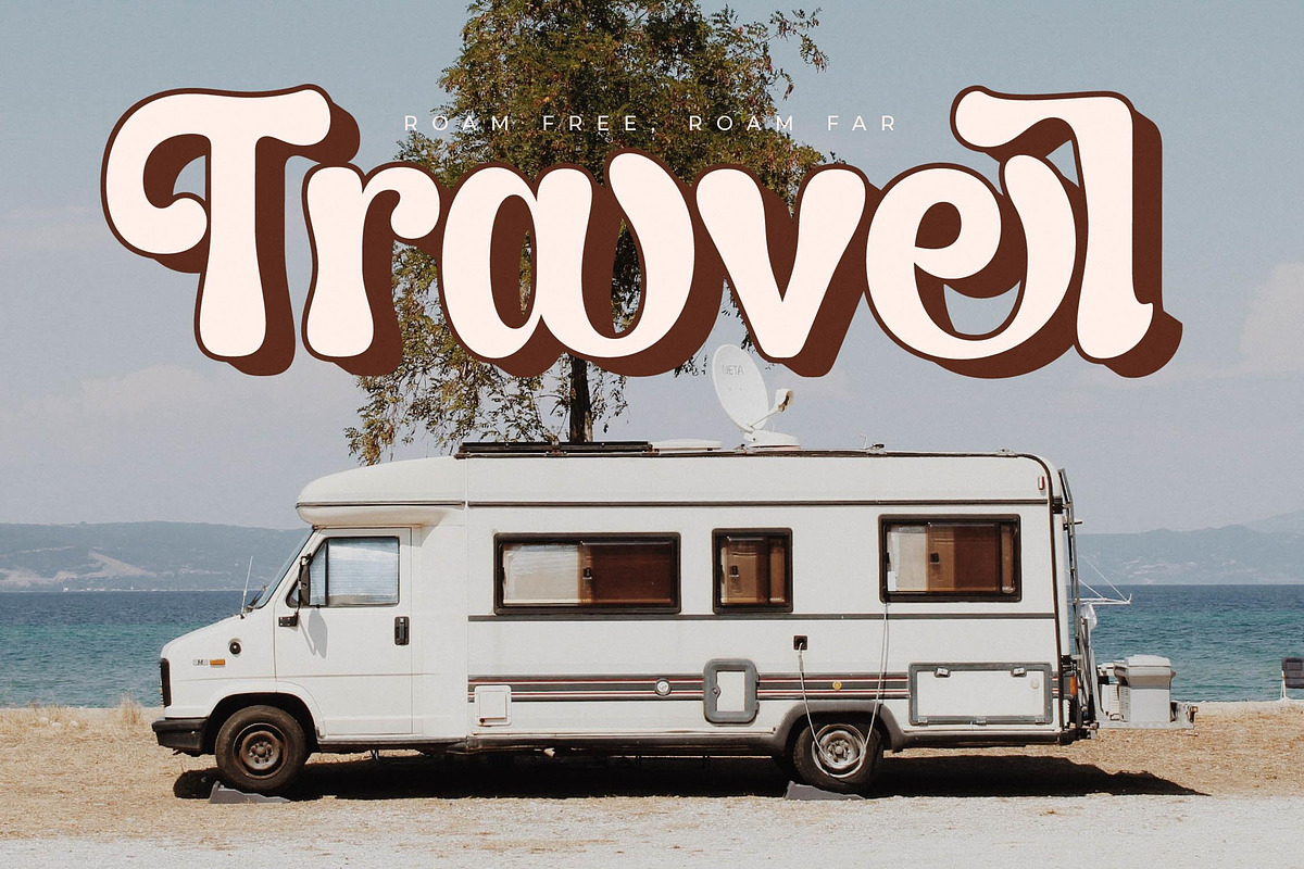 Asterah Quirkyn  Chunky Groovy Font, a Serif Font by Letterena Studios (Photo 5 of 15)