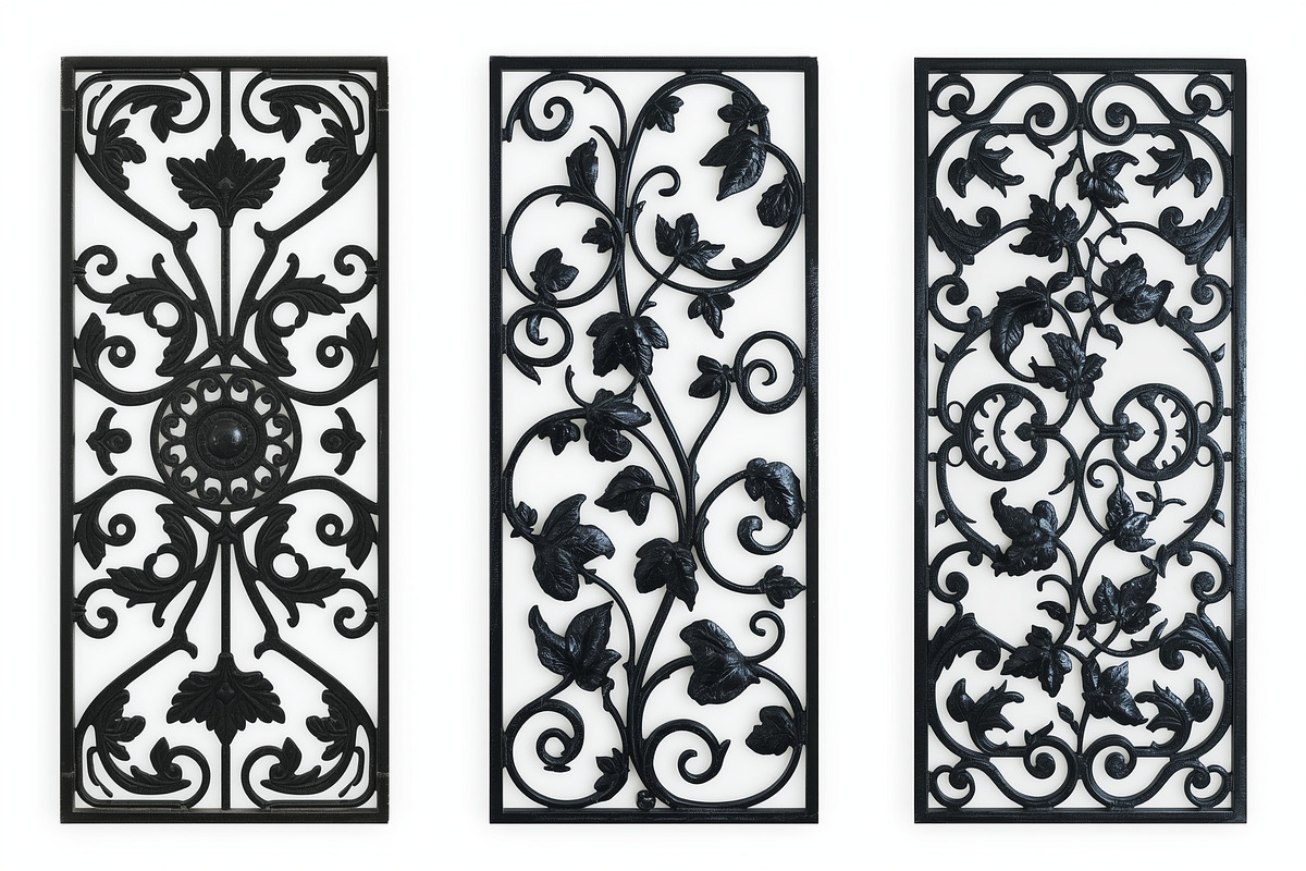 Floral Ornament Silhouette Panels, an Illustration by Designer_Momina (Photo 8 of 20)