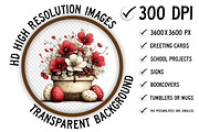 Whimsical Easter Clipart PNG, an Illustration by Craft Nest (Thumbnail 2 of 11)