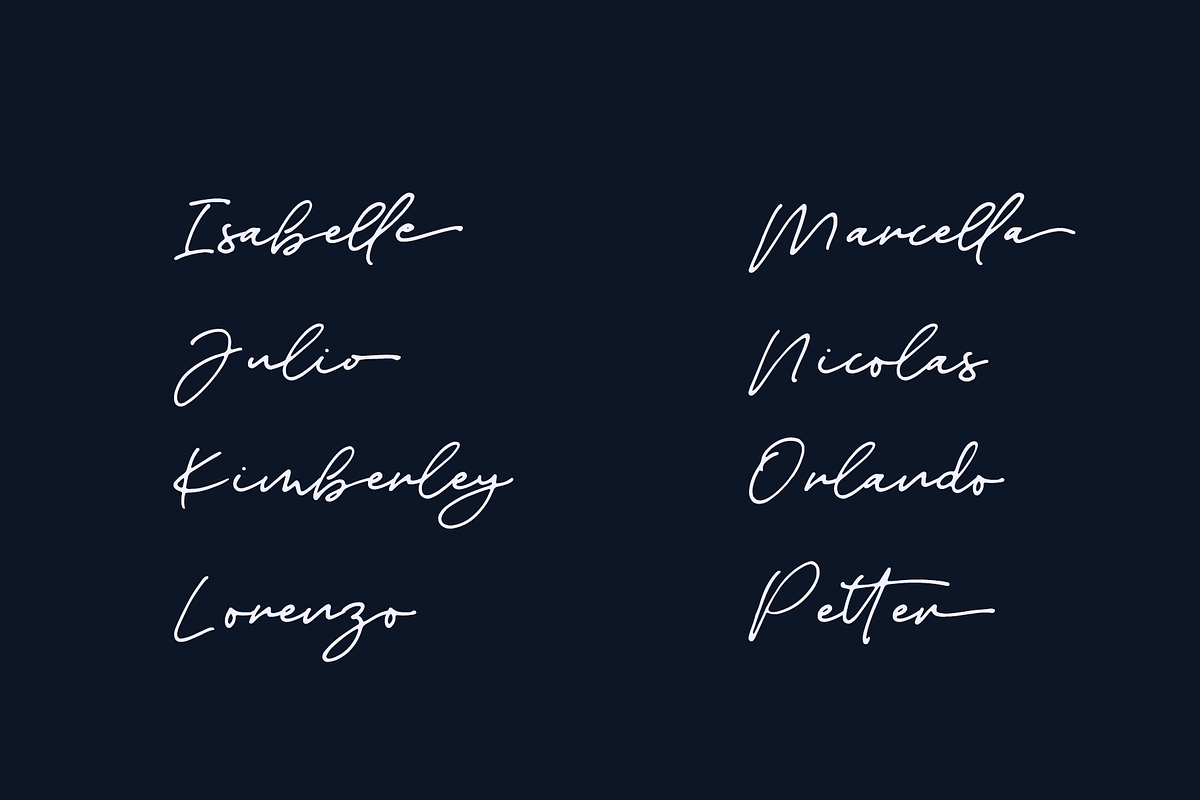Silen - Stylish signature font, a Handwritten Font by alphArtype (Photo 5 of 11)