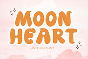 Moon heart font, a Handwritten Font by JJuta (Thumbnail 1 of 5)