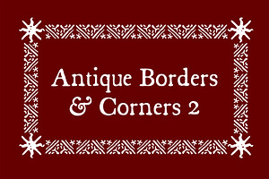 Antique Borders & Corners 2