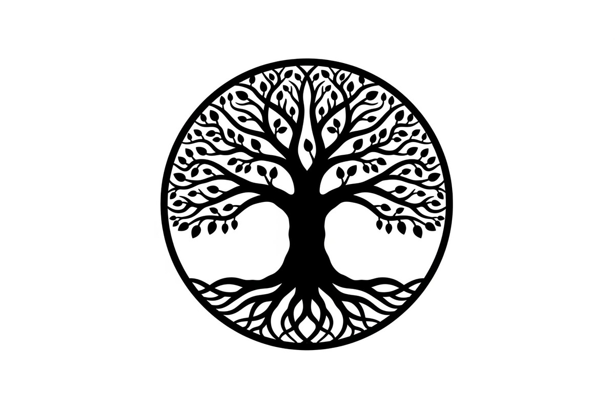 Sacred Tree of Life Vector Bundle, an Illustration by Designs_River (Photo 8 of 51)