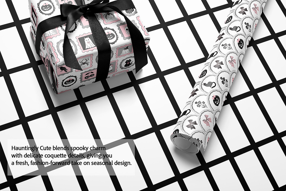 Coquette Halloween Seamless Pattern, a Pattern Graphic by Essentially Nomadic (Photo 5 of 10)