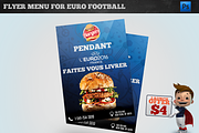 UEFA EURO 2016 - BURGER FLYER, a Flyer Template by Studio 19 (Thumbnail 1 of 3)