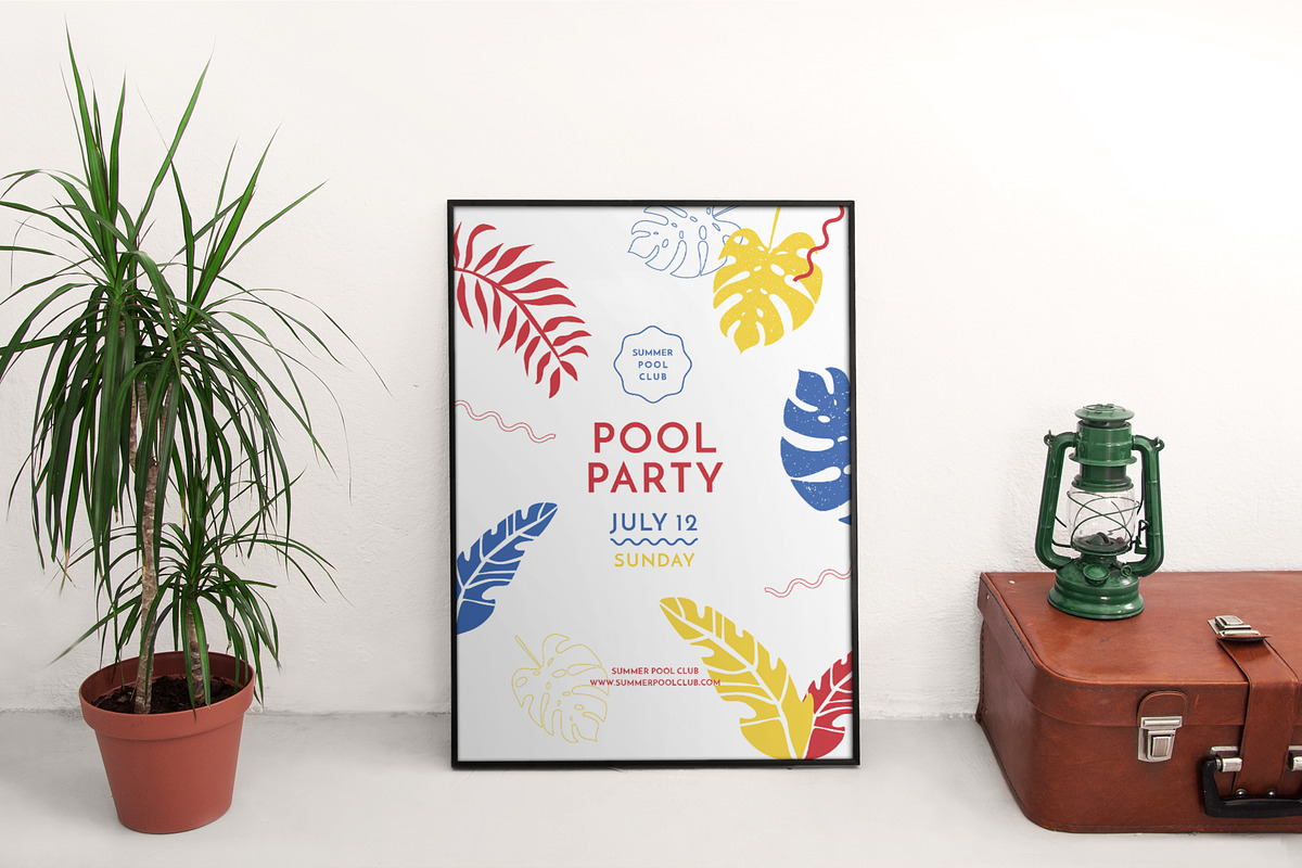 Promo Bundle | Pool Party, a Poster Template by Amber Graphics