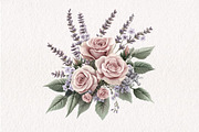 Watercolor Vivid Floral Collection, an Illustration by CreationArt (Thumbnail 8 of 10)