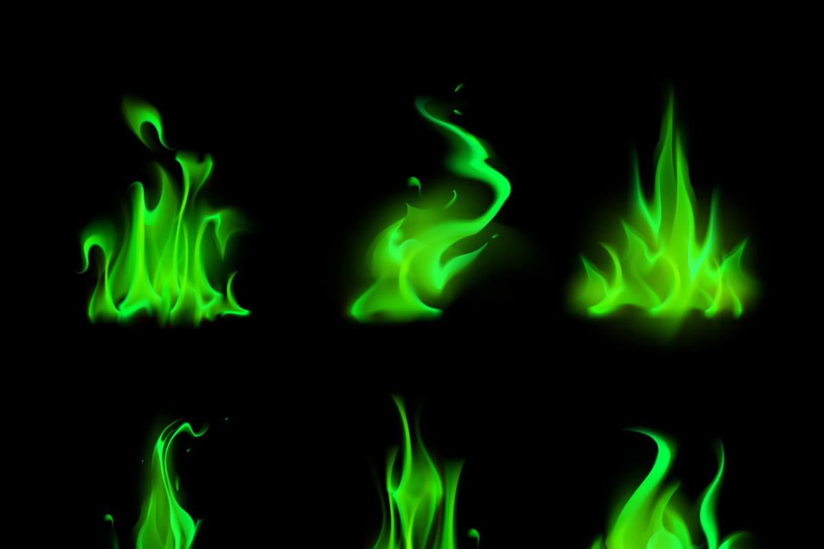 Vector Fire Set, an Object Graphic by Zonda