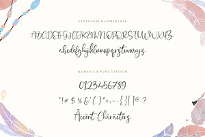 Indian Feather - Handdrawn Font