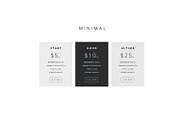 Clean Price Tables, a Templates & Theme by TarasKot (Thumbnail 5 of 6)