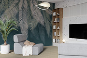 Wallpaper mockup Luxury living room, a Household Mockup by Hunny Badger (Thumbnail 6 of 6)