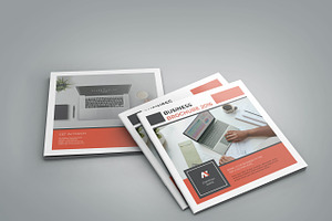 Corporate Square Bifold Brochure, a Brochure Template by Template Shop