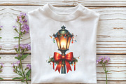Watercolor Christmas Village Clipart, an Illustration by Libby Wishes (Thumbnail 9 of 9)