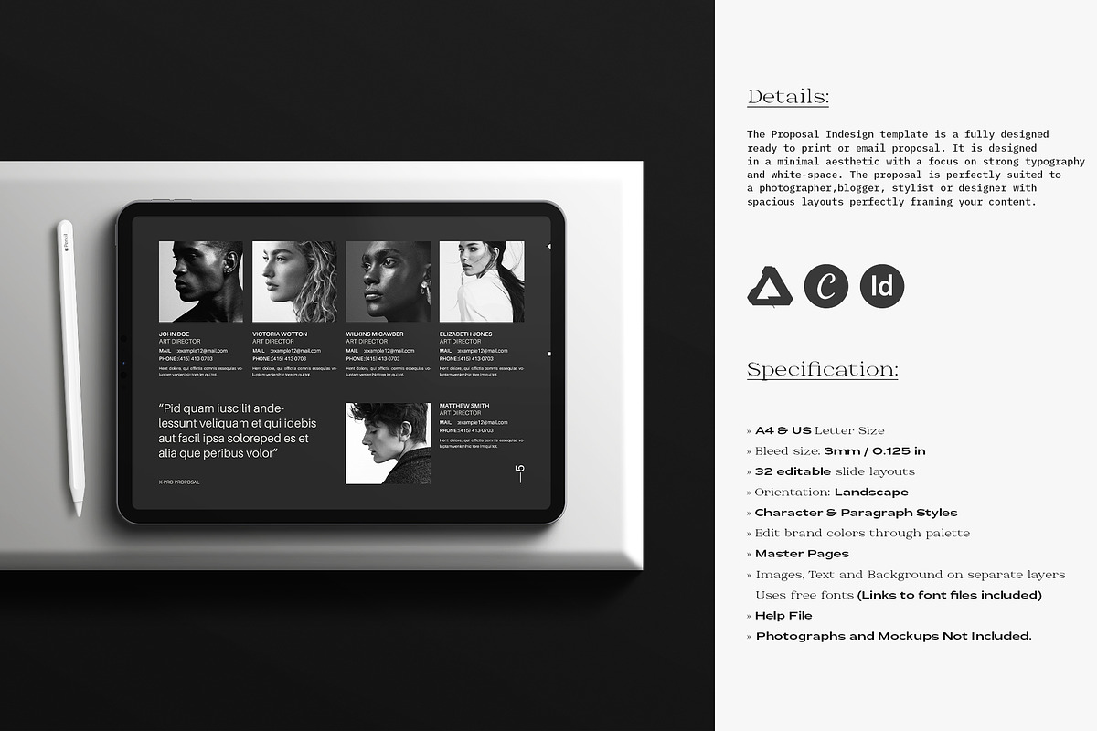 Minimalism Proposal Landscape Design, a Brochure Template by ArtisanaAura (Photo 2 of 13)