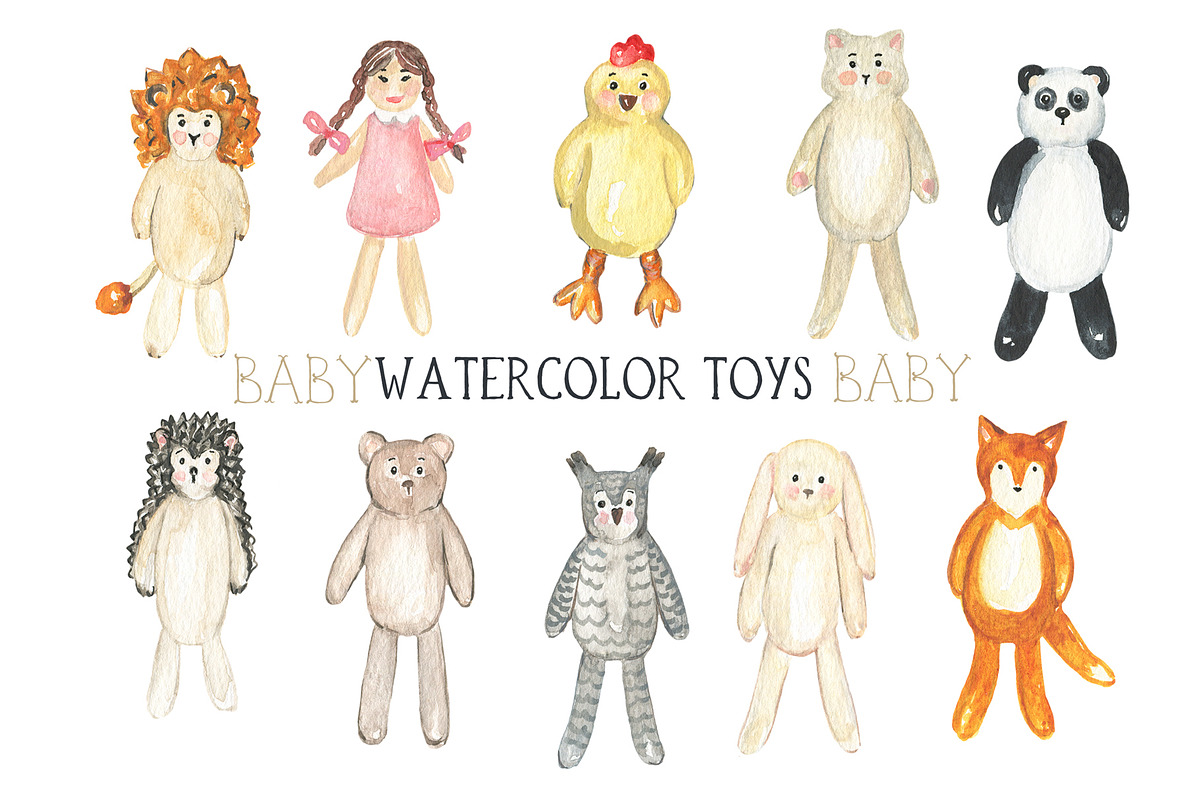 Baby Crest Creator Watercolor, an Illustration by LABFcreations (Photo 11 of 32)