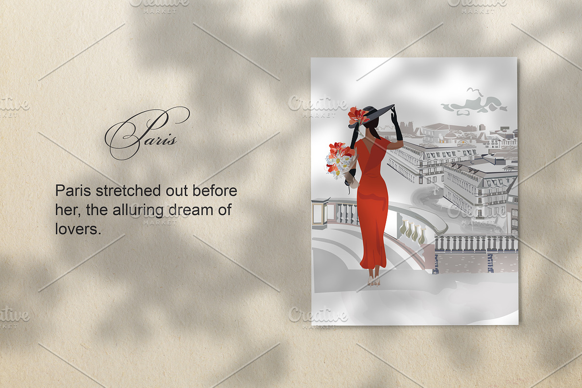 Beautiful girls in Paris., an Illustration by Laifalight (Photo 4 of 4)